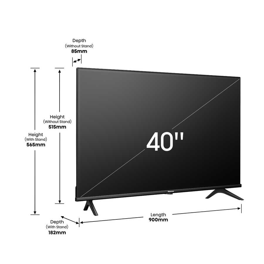 Smart TV Hisense HD 40" 40A4K - imagen 3