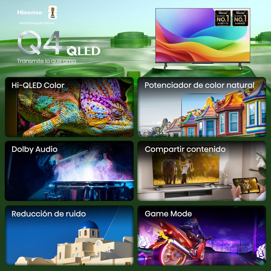 Smart TV Hisense QLED Full HD 40" 40Q4SV - imagen 2