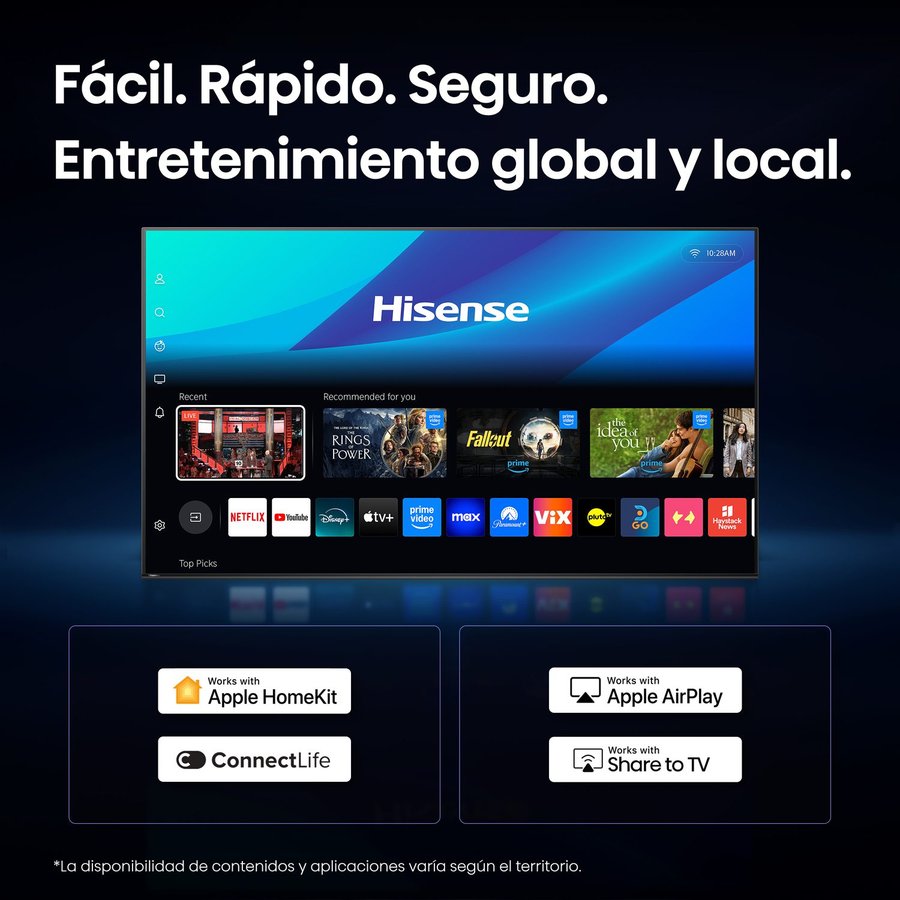 Smart TV Hisense QLED Full HD 40" 40Q4SV - imagen 5