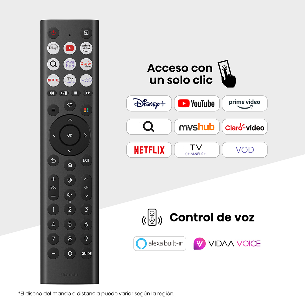 Smart TV Hisense ULED Mini LED 4K 65" 65U6QV - imagen 5