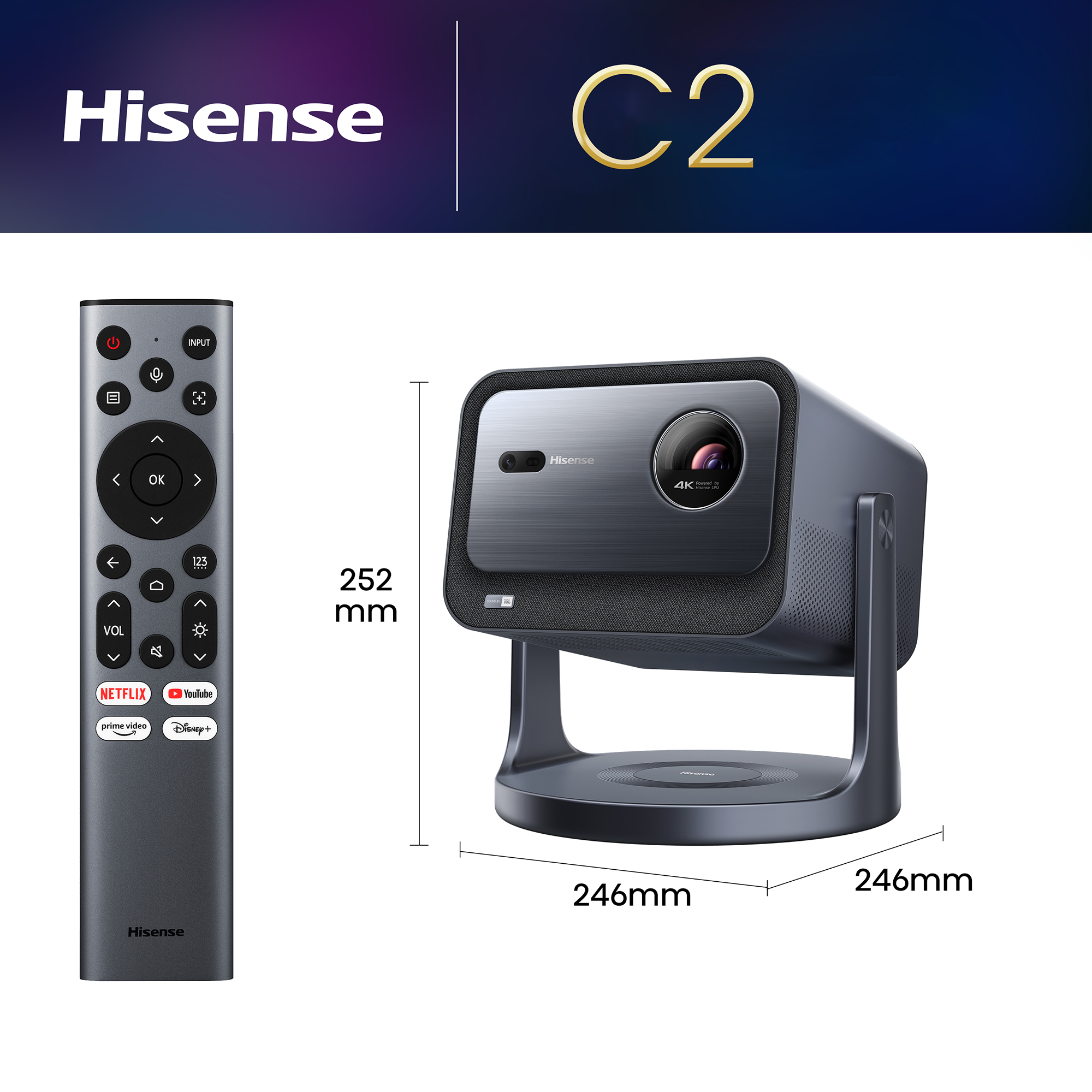 Proyector láser Hisense C2 Ultra 4K - imagen 6