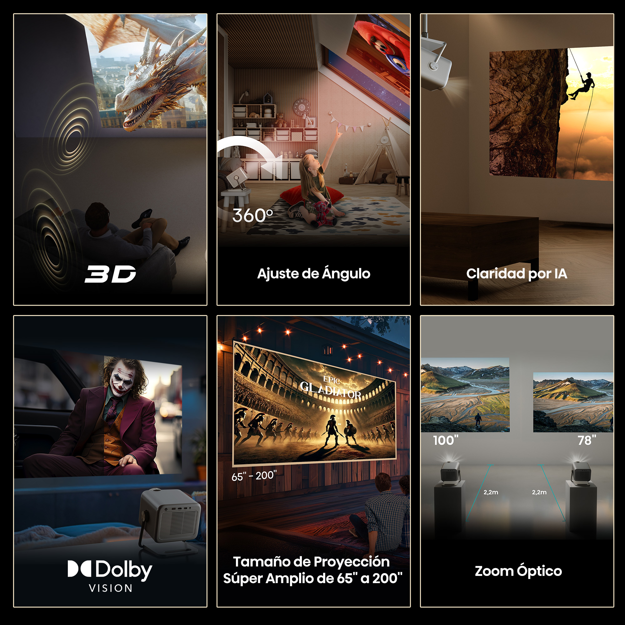 Proyector láser Hisense M2 Pro 4K - imagen 3