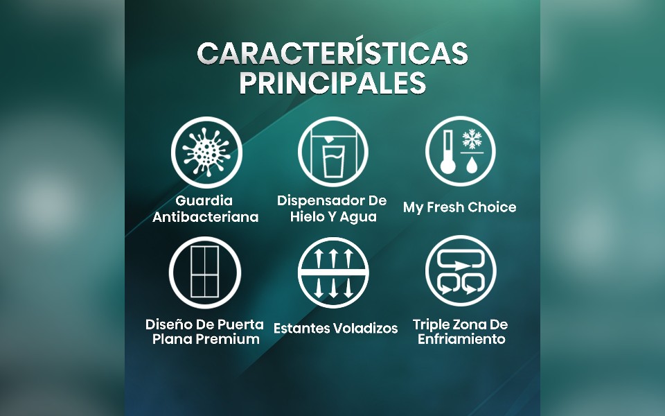 Heladera Hisense Cross Door - guardia antibacteriana