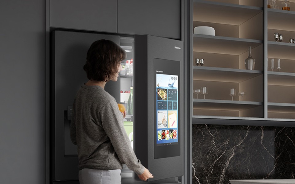 Heladera Hisense Cross Door - apertura puertas