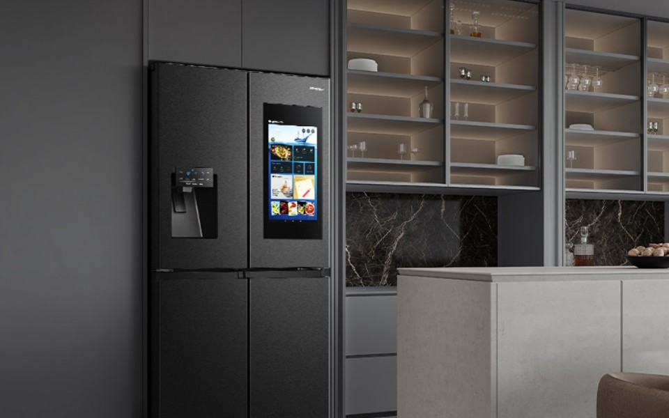 Heladera Hisense Cross Door - puerta plana
