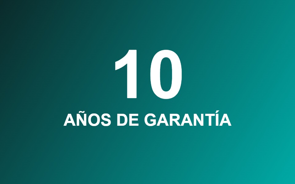 10 años de garantía